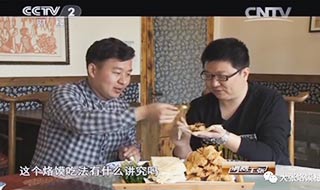 大张烙馍村董事长张宗峰先生接受CCTV-2采访